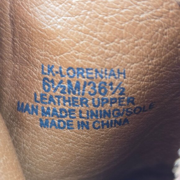 Lucky Brand Loreniah Rust Oxblood Ankle Boots Size 6.5M - Picture 10 of 13